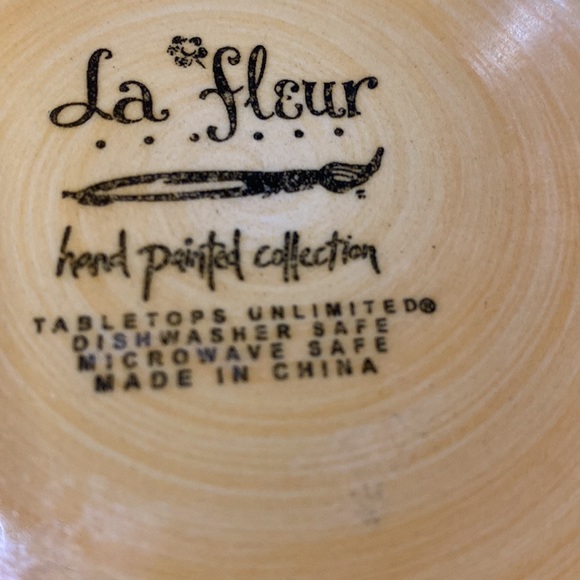 La Fleur Salad Plate - Picture 7 of 7